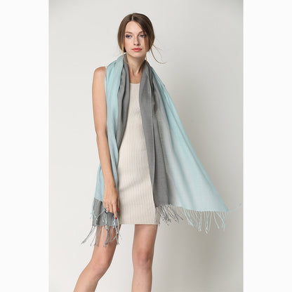 merino wool tie dye wool scarf
