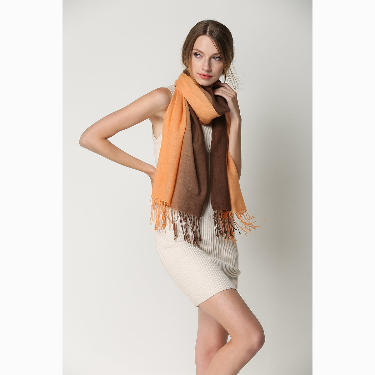 merino wool tie dye wool scarf