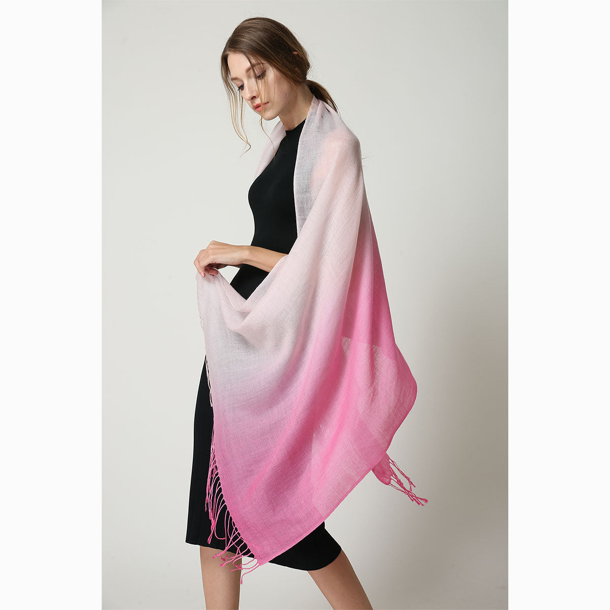 merino wool tie dye wool scarf