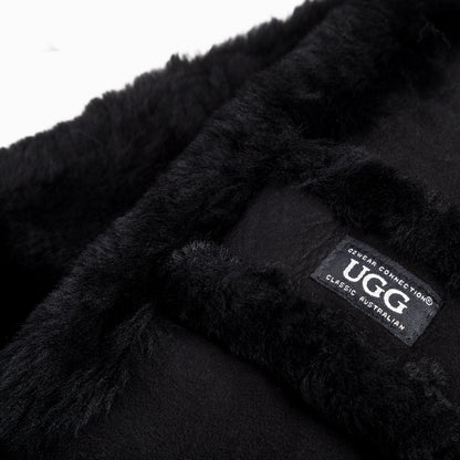 sheepskin wool scarf