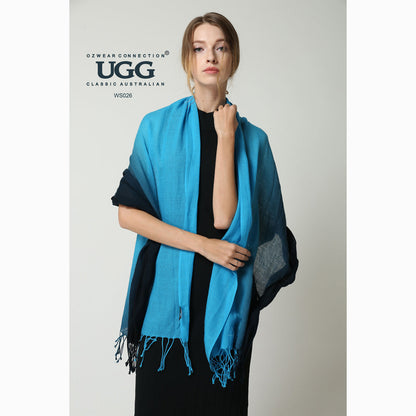 merino wool tie dye wool scarf