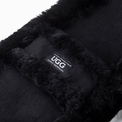 sheepskin wool scarf