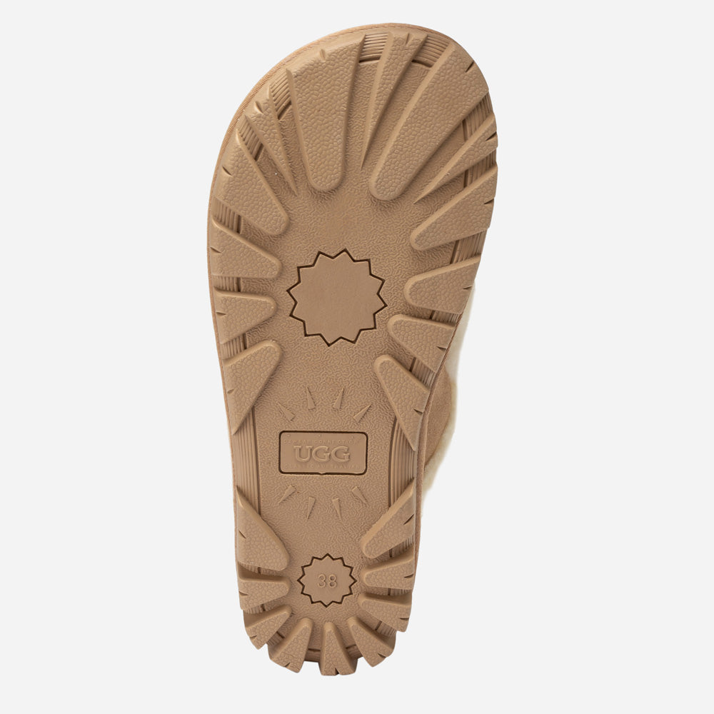 Ugg Violet Shearling Slipper (Elastic Logo) (Detachable Feature)