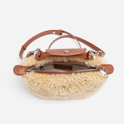 Ugg Mini Synthetic Fur Dumpling Bag