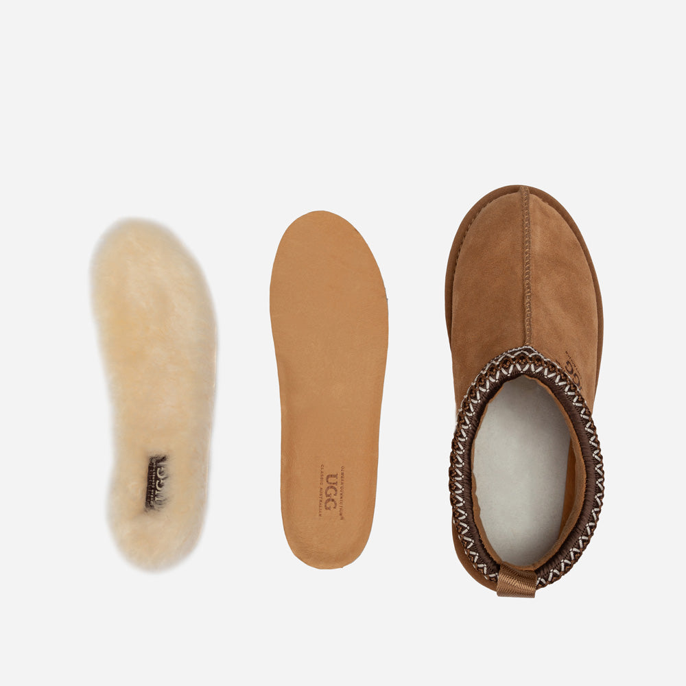 Ugg Sydney Spring Platform Slipper (Water Resistant) (Detachable Wool Insole)