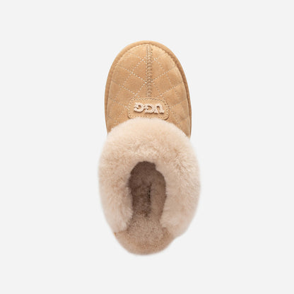 Ugg Coquette Matelassé Logo Platform Slipper (Detachable Feature)