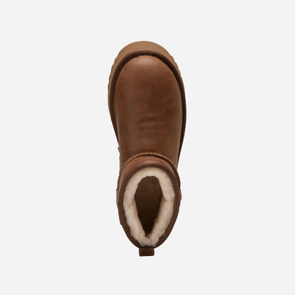 Ugg Classic Platform Ultra Mini Boot (Oiled Leather) (4.5cm)
