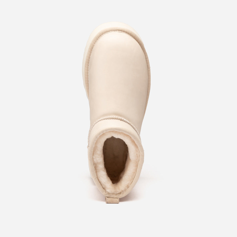 Ugg Classic Platform Ultra Mini Boot (Oiled Leather) (4.5cm)