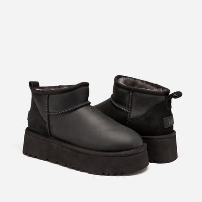 Ugg Classic Platform Ultra Mini Boot (Oiled Leather) (4.5cm)